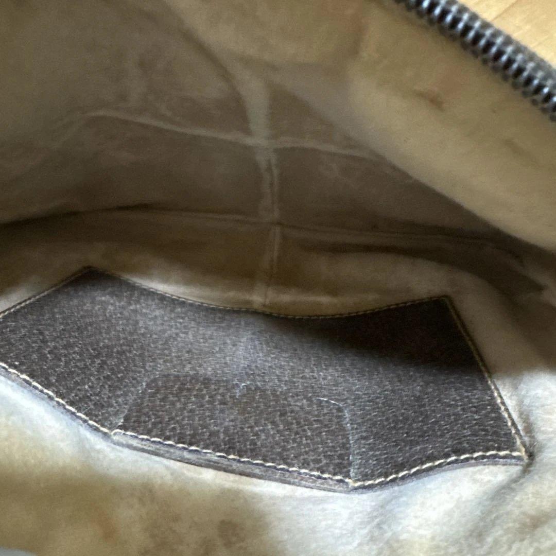 オールドグッチ GGスプリーム シェリーライン ショルダーバッグ ブラウン