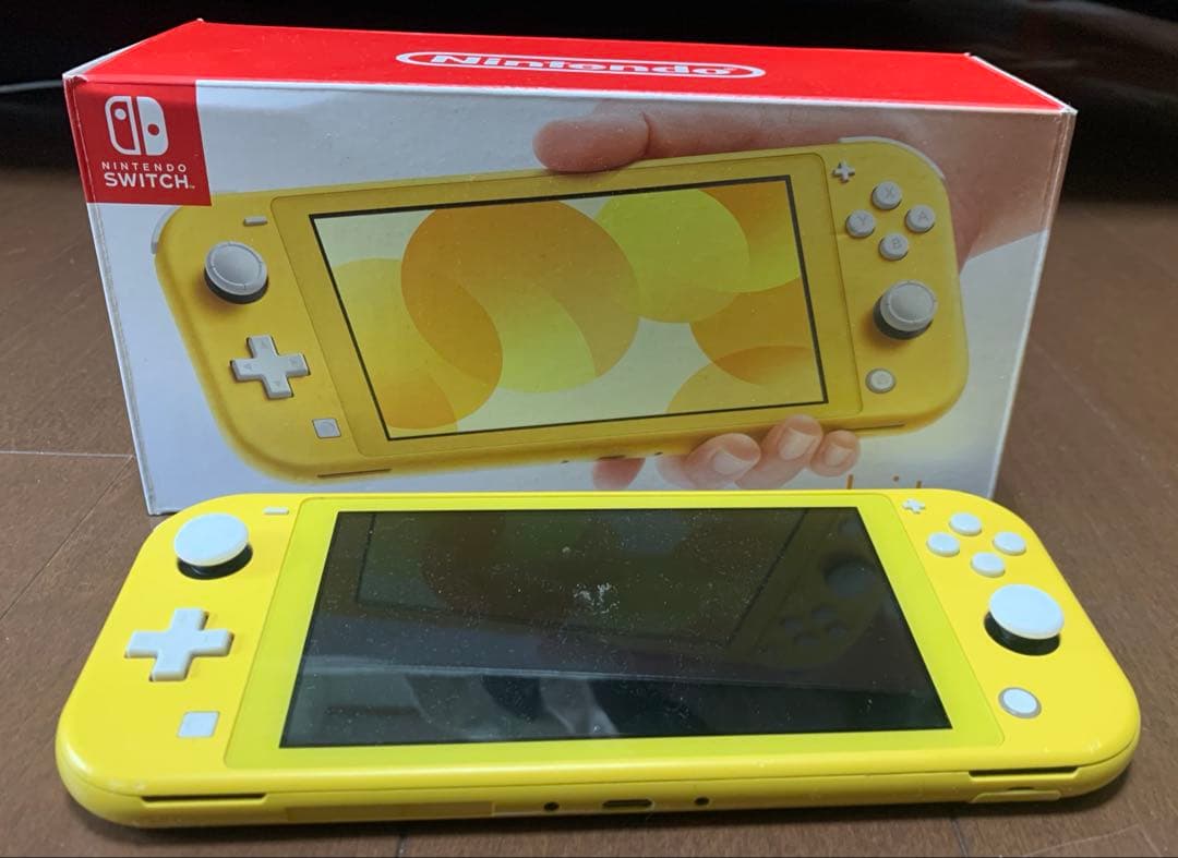 Nintendo Switch Lite イエロー本体　外箱SDカード付