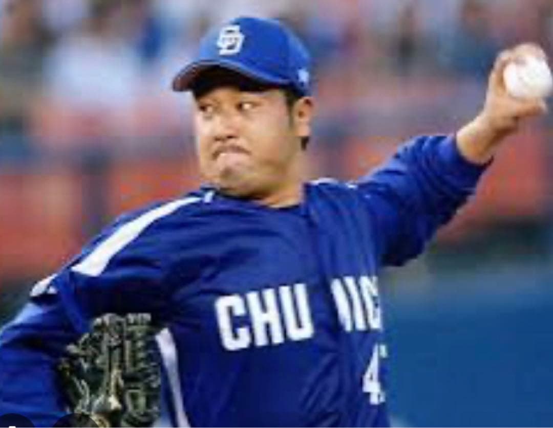 中日ドラゴンズ　#41 谷沢健一選手　#47 野口茂樹投手　直筆サイン　キャップ