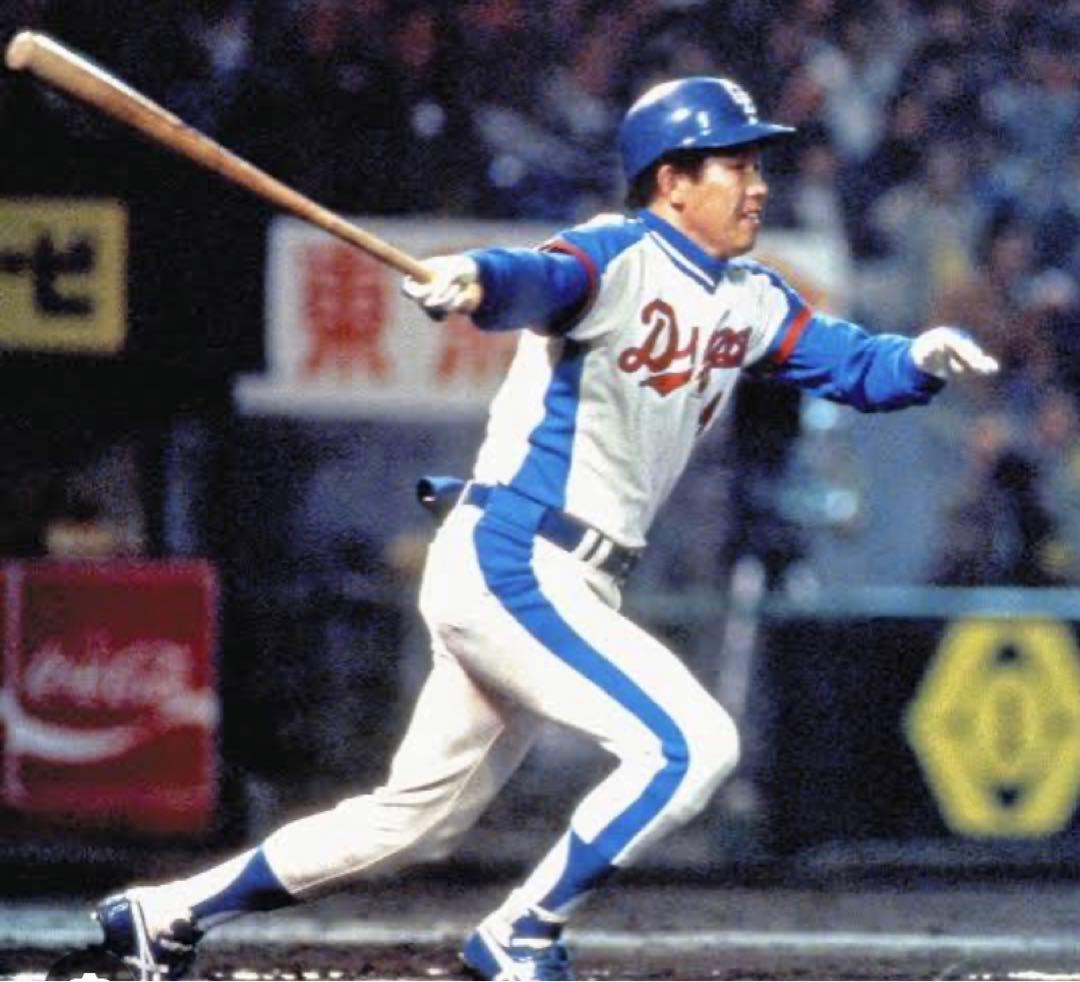 中日ドラゴンズ　#41 谷沢健一選手　#47 野口茂樹投手　直筆サイン　キャップ