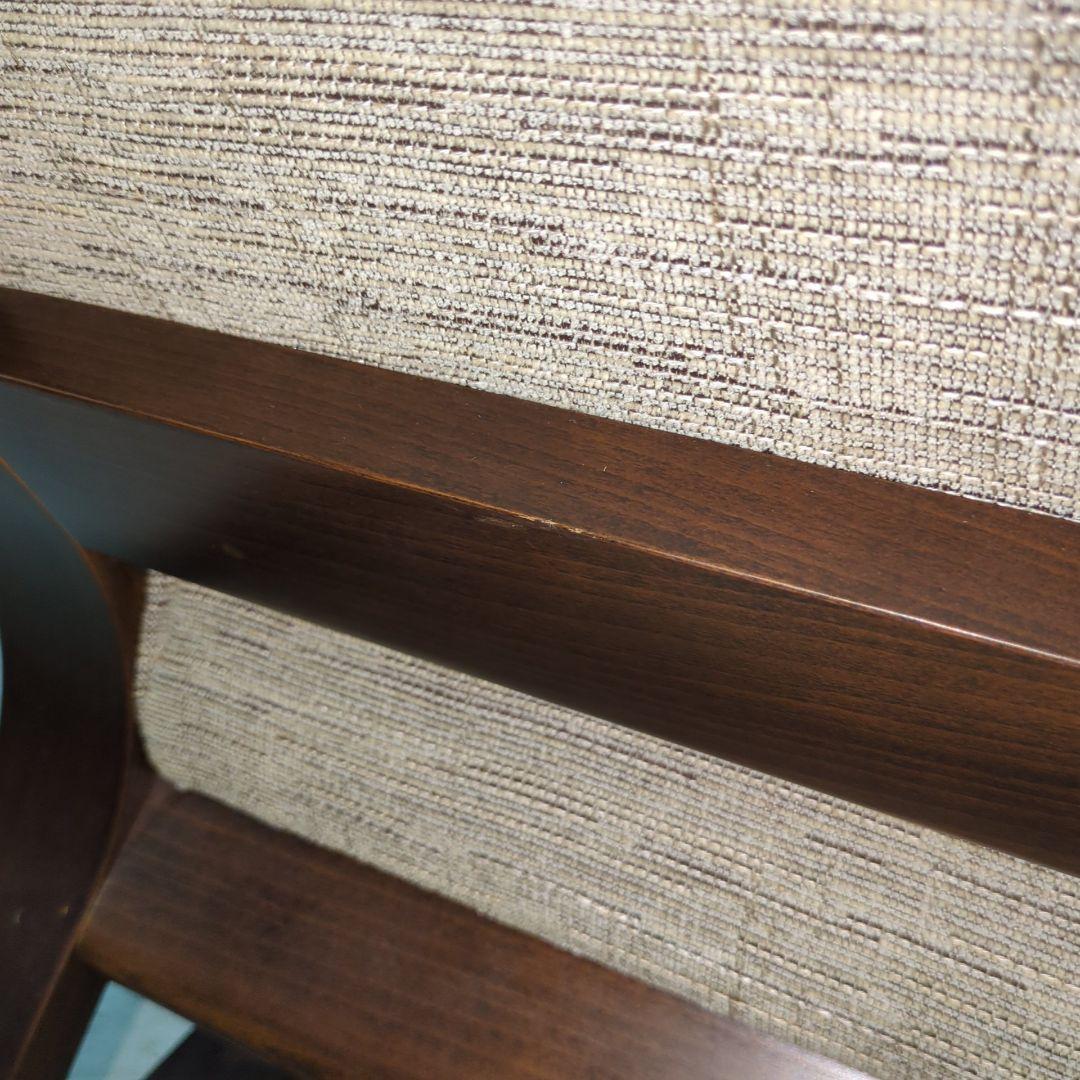 富士ファニチャー 2人掛けソファ ファブリック ブラウン モダン