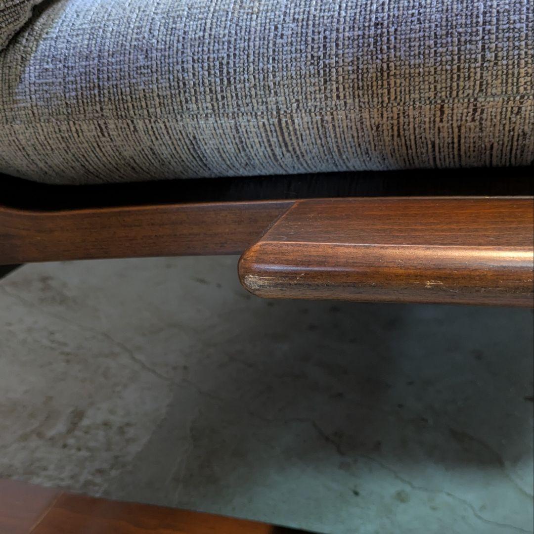 富士ファニチャー 2人掛けソファ ファブリック ブラウン モダン