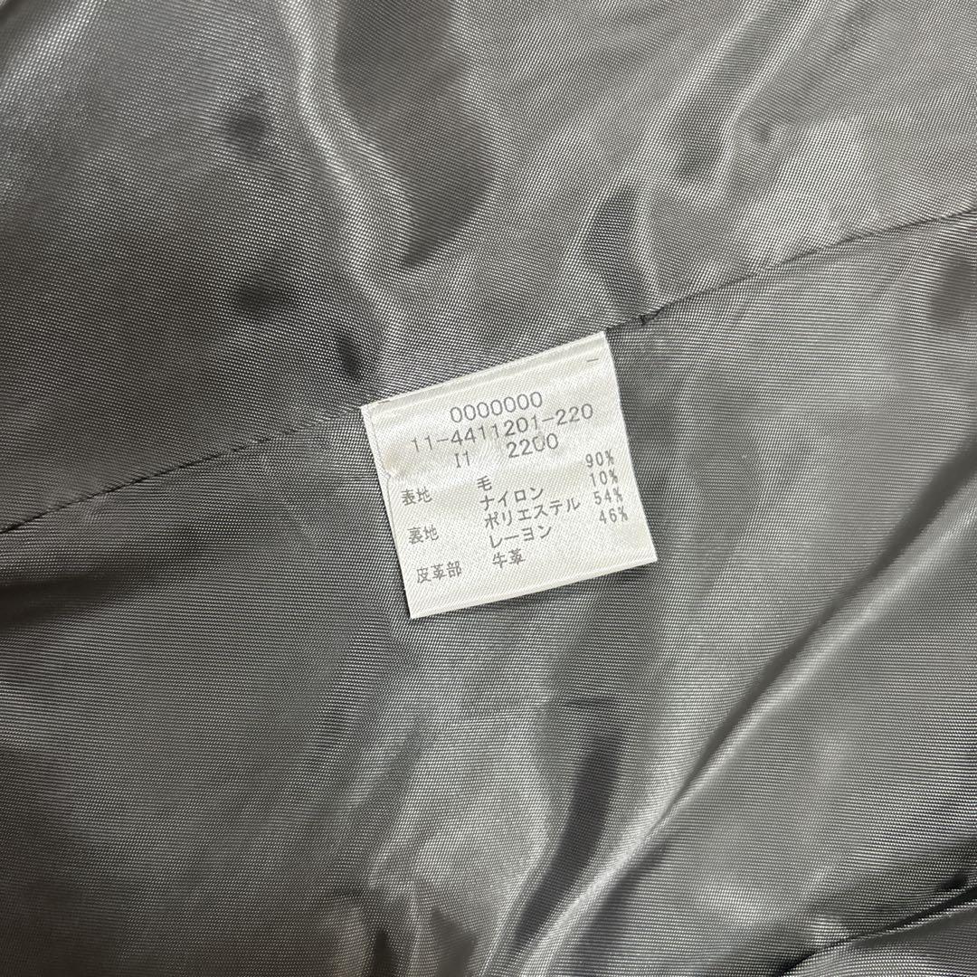 【美品】トミーヒルフィガー　ウールコート　グレー XXL 大人気