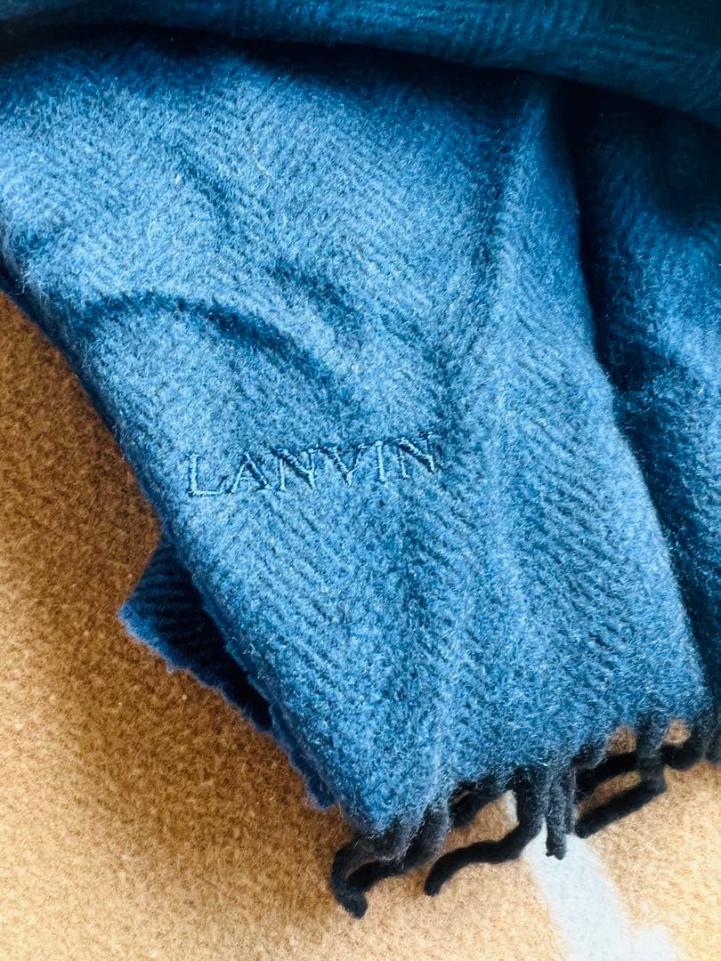 LANVIN コレクション　100%カシミヤ　マフラー ドイツ製