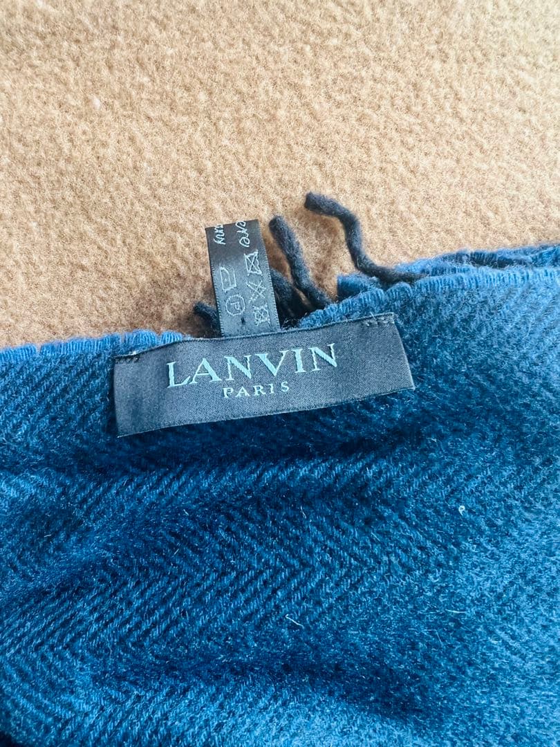 LANVIN コレクション　100%カシミヤ　マフラー ドイツ製