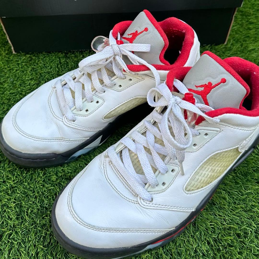 JORDAN V LOW FIRE RED ジョーダン5 GOLF 26.0