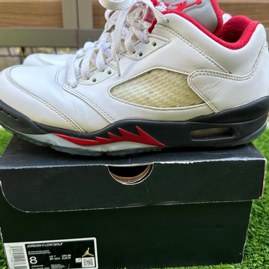 JORDAN V LOW FIRE RED ジョーダン5 GOLF 26.0