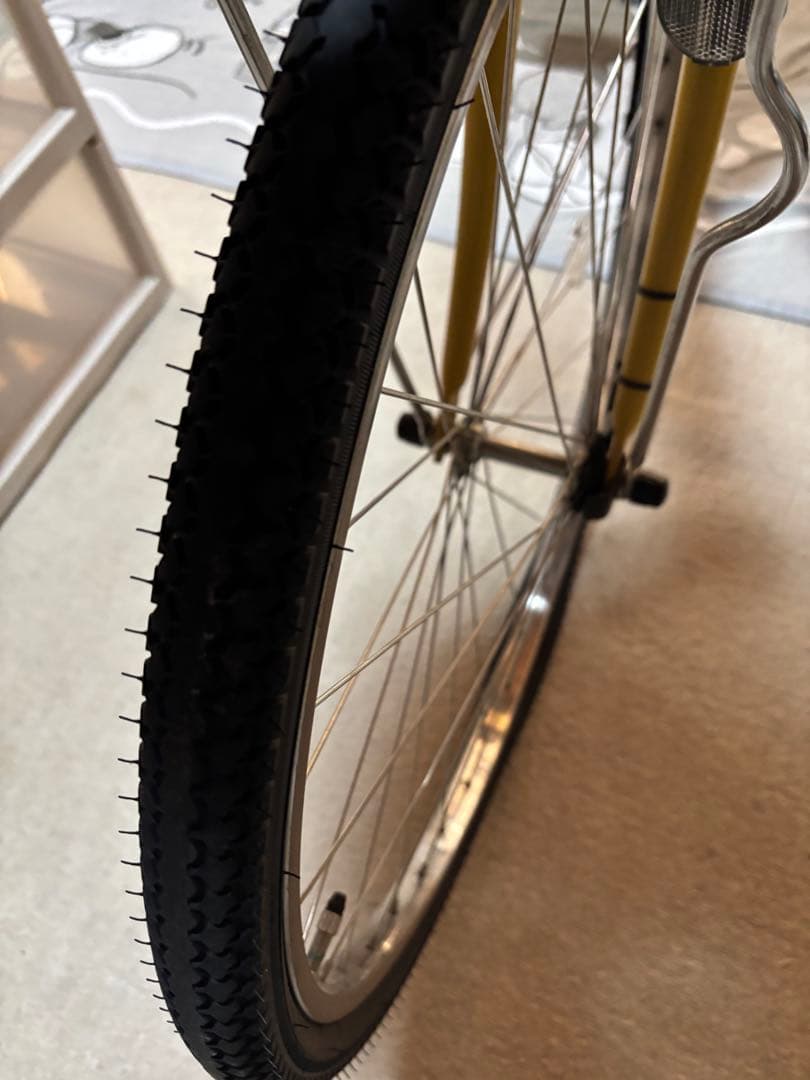 引き取り希望　電動自転車　イエロー