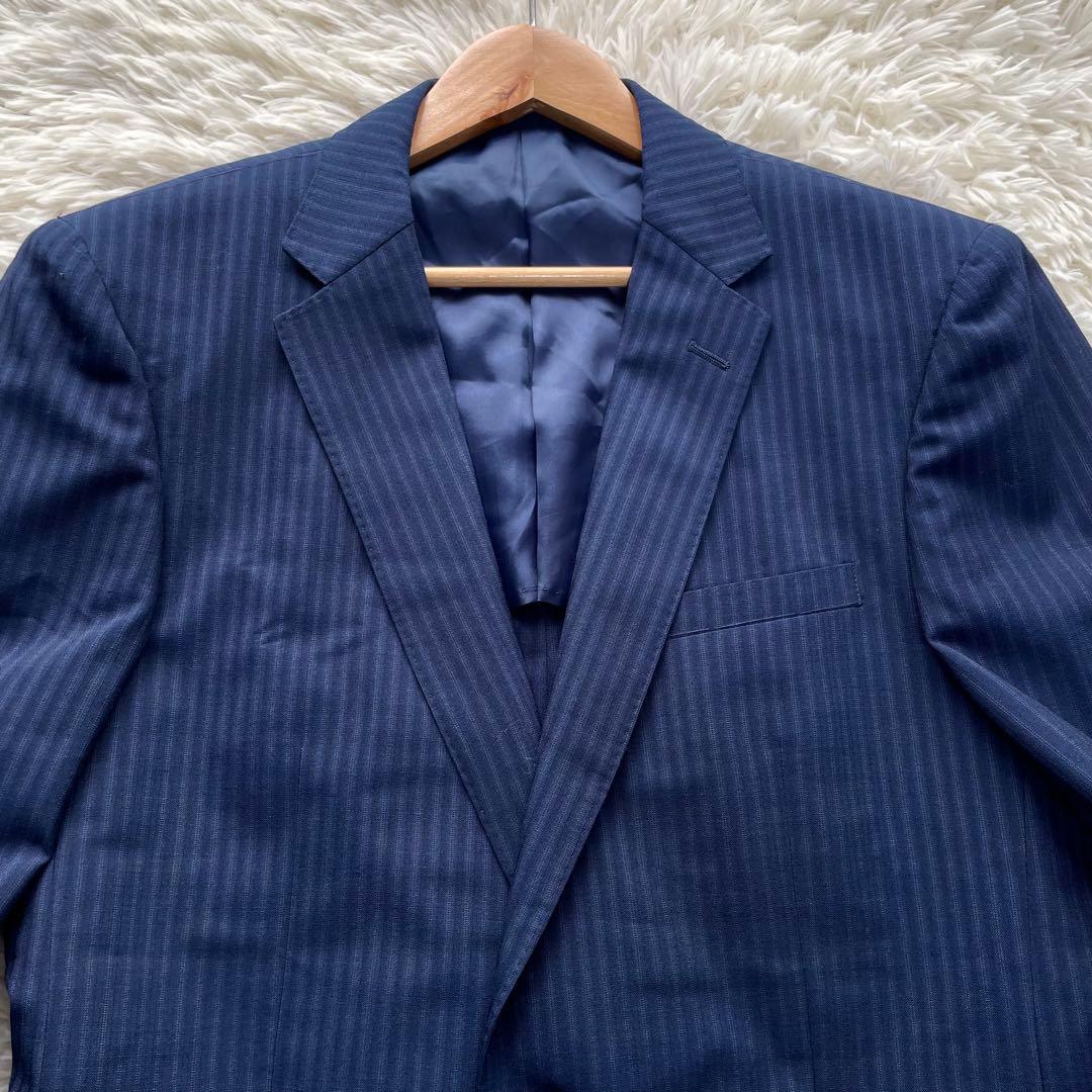 未使用保管品✨タカキュー　ビジネススーツ　セットアップ　青紺　XL