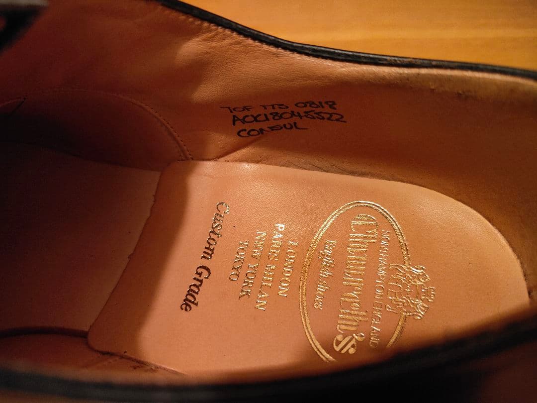 チャーチ/コンサル173/UK7/25.5cm/ブラック