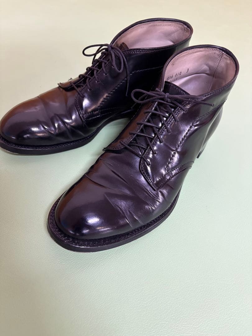 D*i様 Alden オールデン コードバン クロムハーツ同型　6アイレット サ