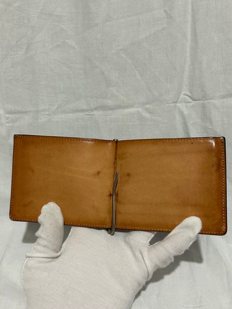 12345　マルジェラ　黒レザー 二つ折り財布