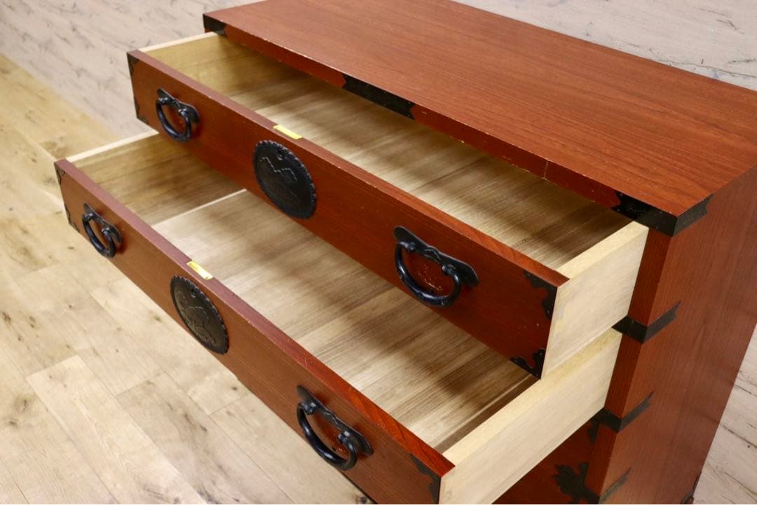 GMHS204○民藝家具 時代箪笥 整理箪笥 和箪笥 タンス レトロ 和モダン