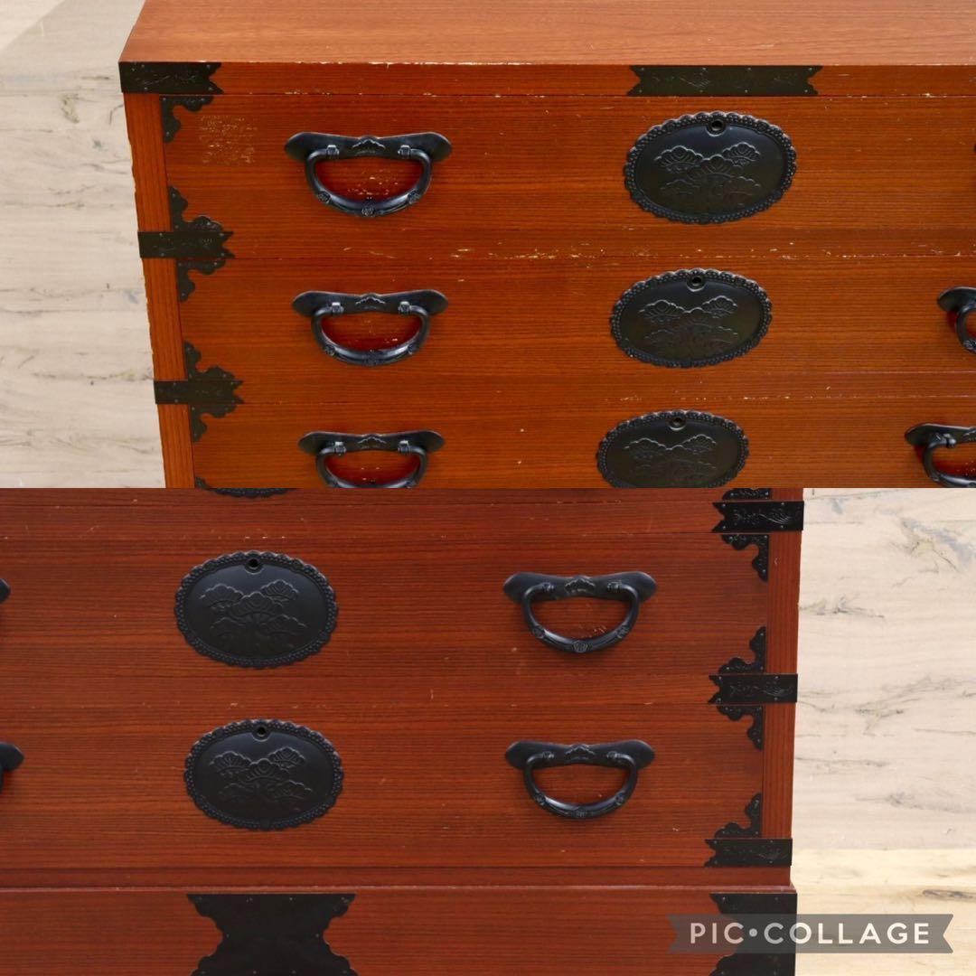 GMHS204○民藝家具 時代箪笥 整理箪笥 和箪笥 タンス レトロ 和モダン