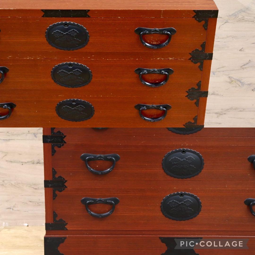 GMHS204○民藝家具 時代箪笥 整理箪笥 和箪笥 タンス レトロ 和モダン