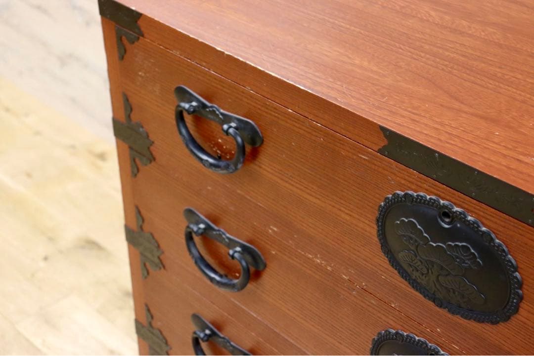 GMHS204○民藝家具 時代箪笥 整理箪笥 和箪笥 タンス レトロ 和モダン