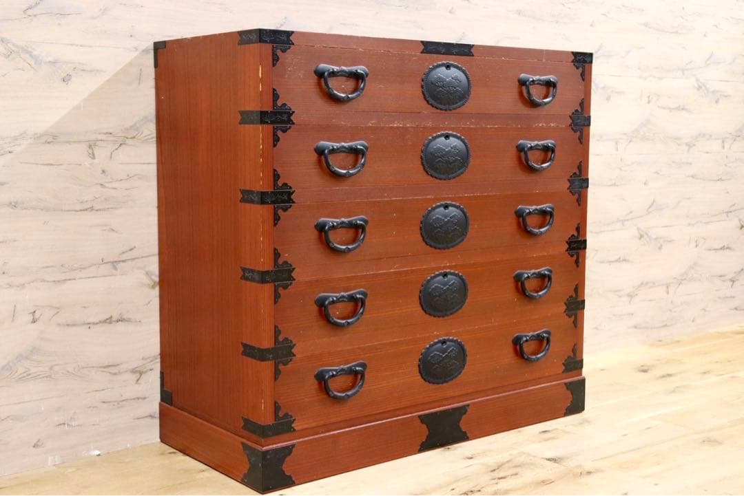 GMHS204○民藝家具 時代箪笥 整理箪笥 和箪笥 タンス レトロ 和モダン