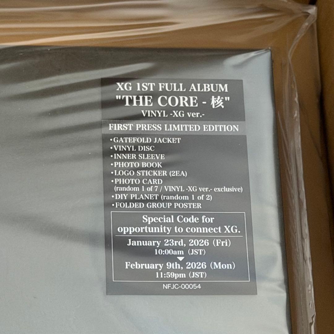 THE CORE - 核 LP レコード＜数量限定盤/XG ver.＞トレカ付き