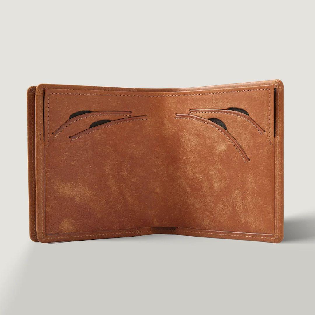 SEASAR Integral 二つ折り財布 プエブロレザー　コニャック