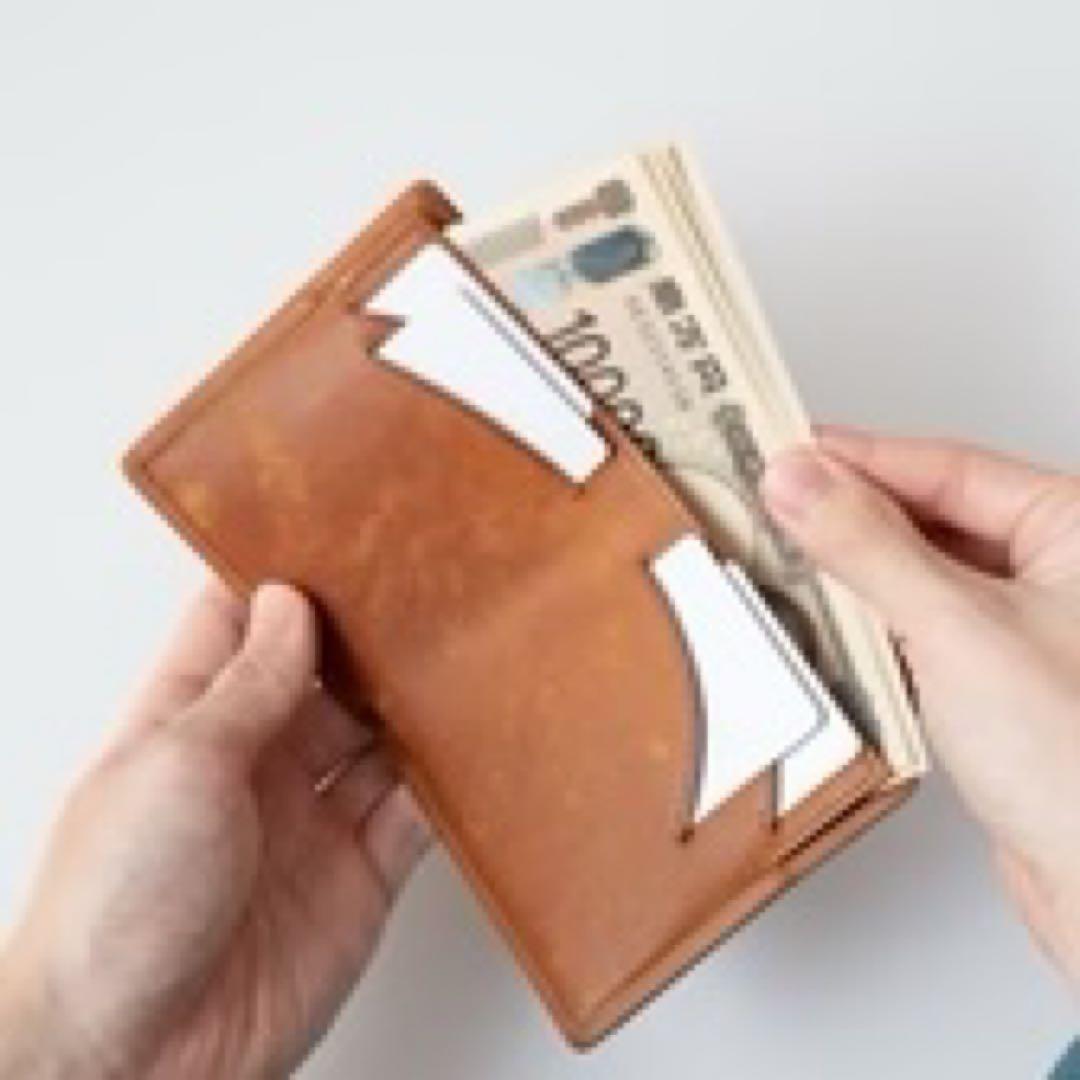 SEASAR Integral 二つ折り財布 プエブロレザー　コニャック