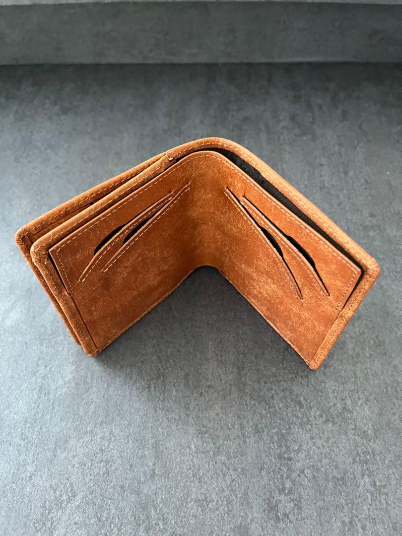 SEASAR Integral 二つ折り財布 プエブロレザー　コニャック