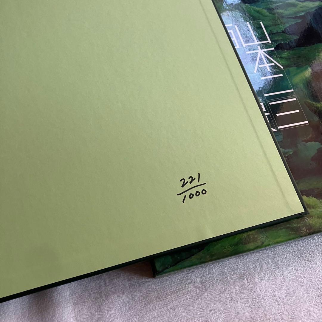 初回限定版　山本二三 \"百景\" サイン入り画集