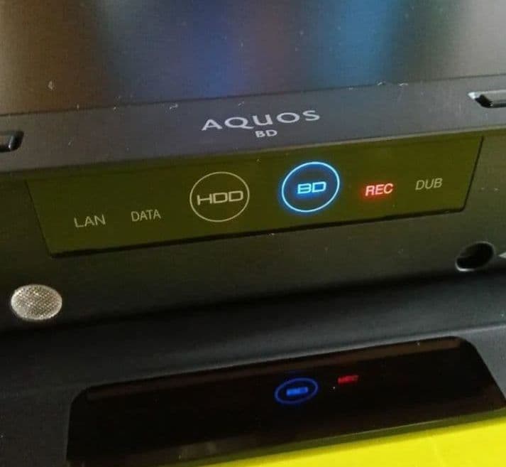 SHARP AQUOSブルーレイBD-NW520 HDD1TB増量交換