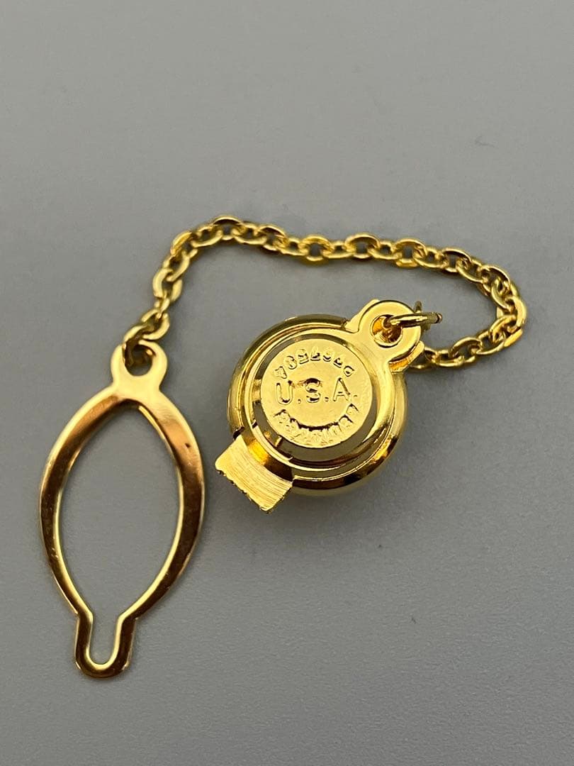 ラッコ⭐️ ネクタイピン　k18 オパール