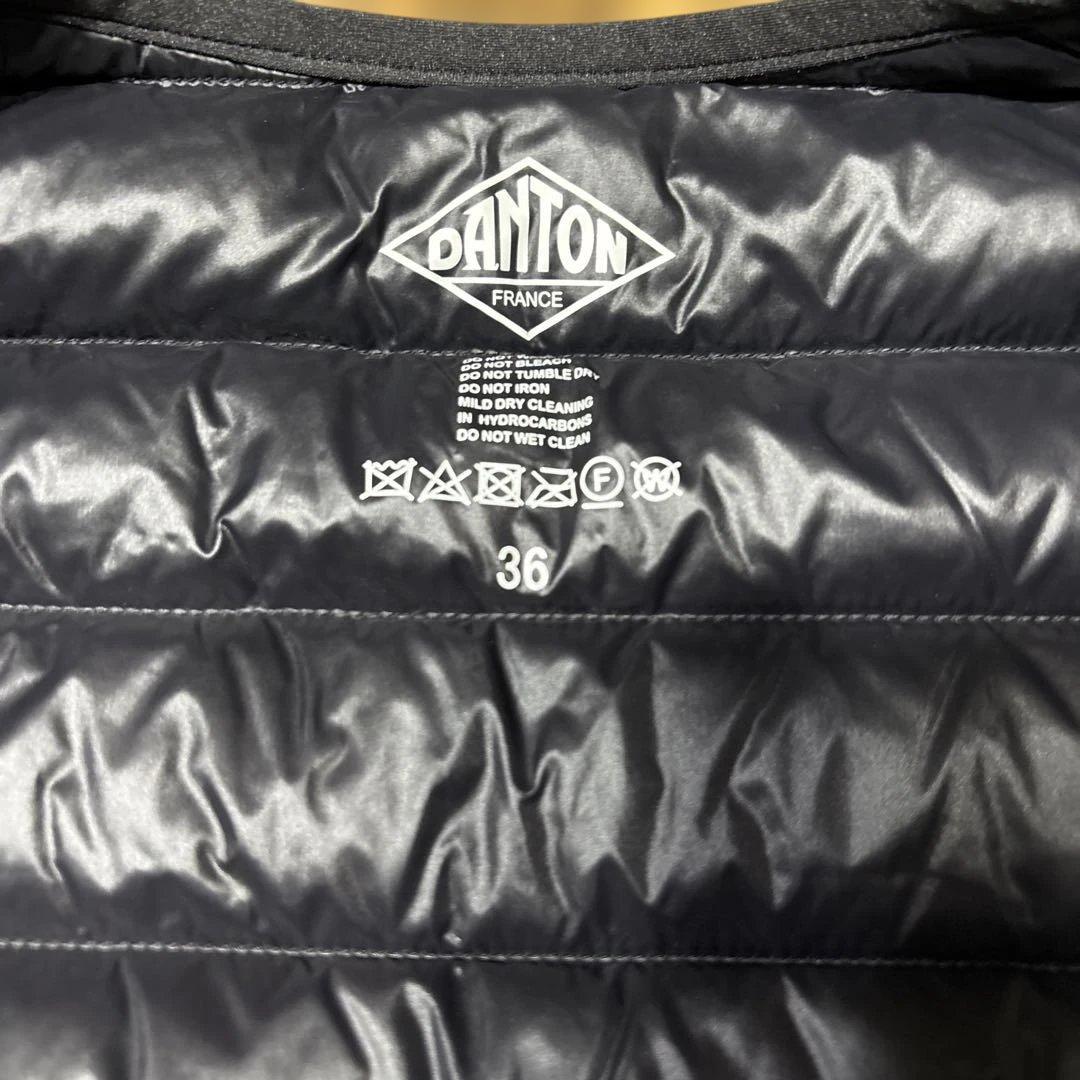 DANTONダウンベスト　ブラック36