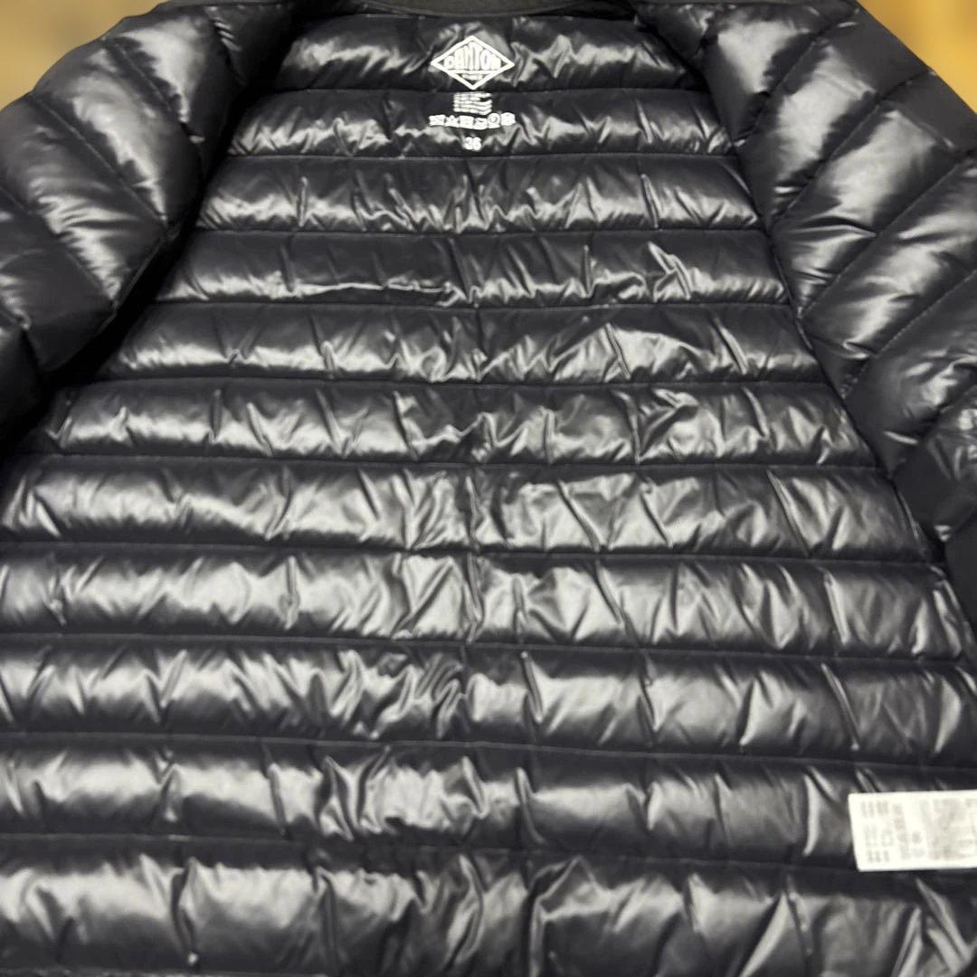 DANTONダウンベスト　ブラック36