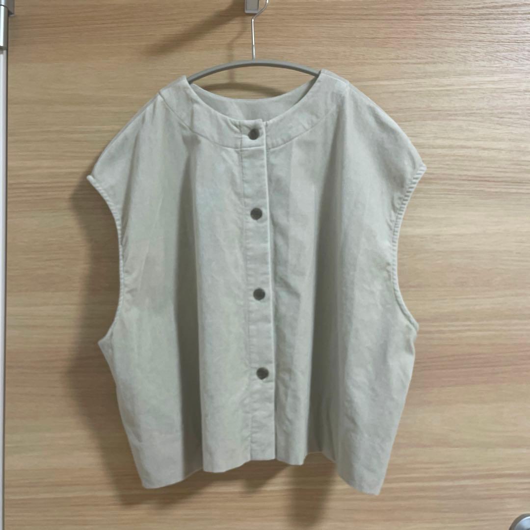 新品未使用タグ付き　かぐれ　コットンベルベット2WAYベスト