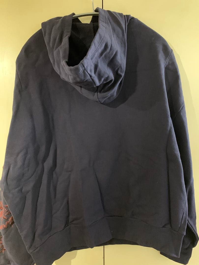 Dries van noten フラワー刺繍パーカー