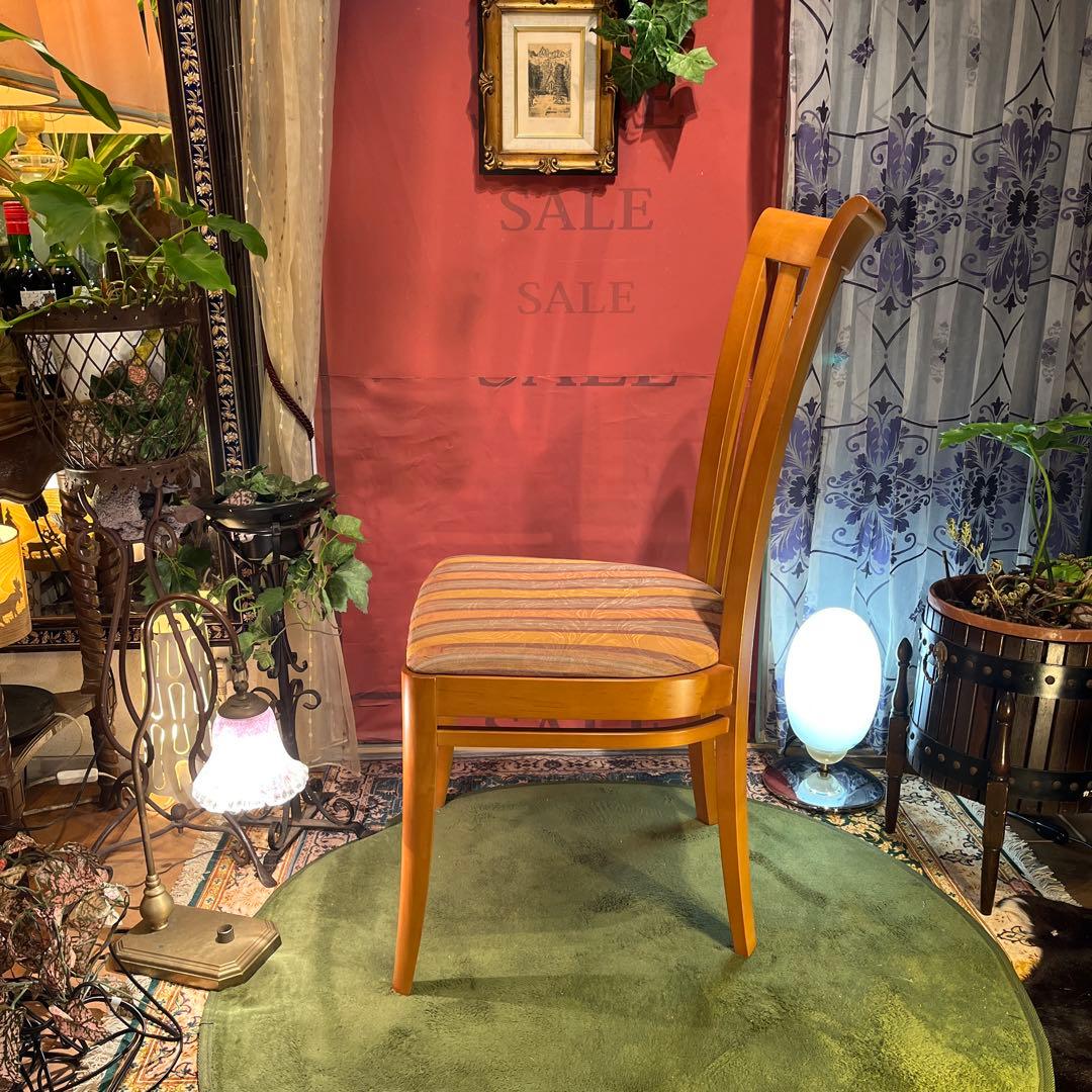 のん L３NISSIN 日進木工　ヴィンテージ スタイリッシュ　軽量チェア