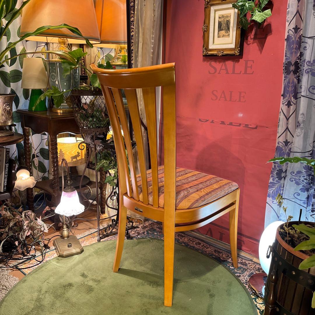 のん L３NISSIN 日進木工　ヴィンテージ スタイリッシュ　軽量チェア