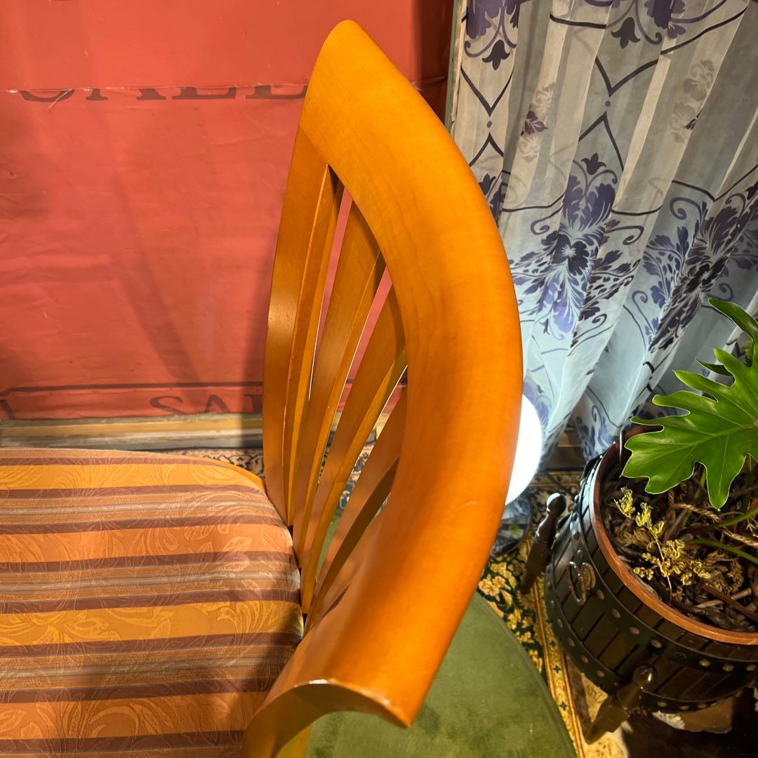 のん L３NISSIN 日進木工　ヴィンテージ スタイリッシュ　軽量チェア