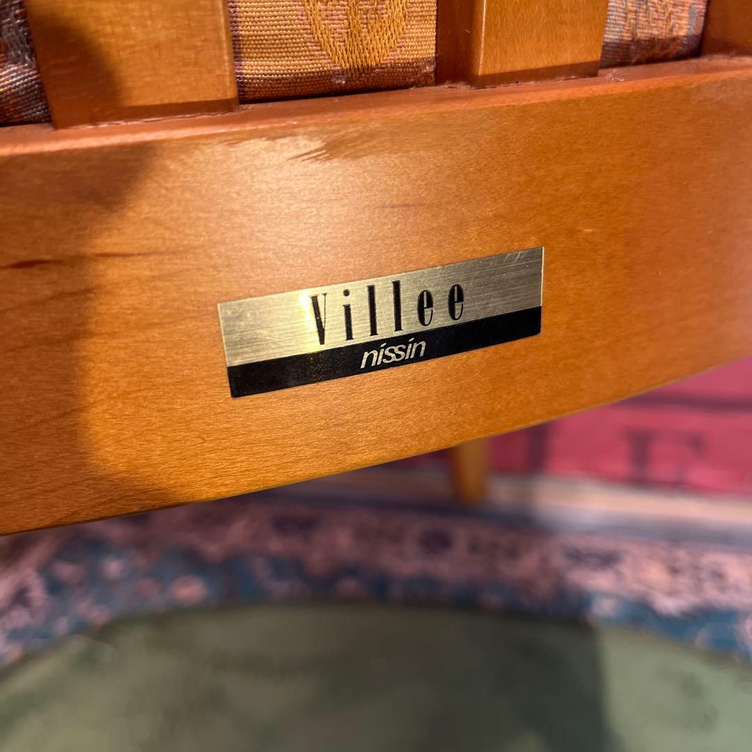 のん L３NISSIN 日進木工　ヴィンテージ スタイリッシュ　軽量チェア