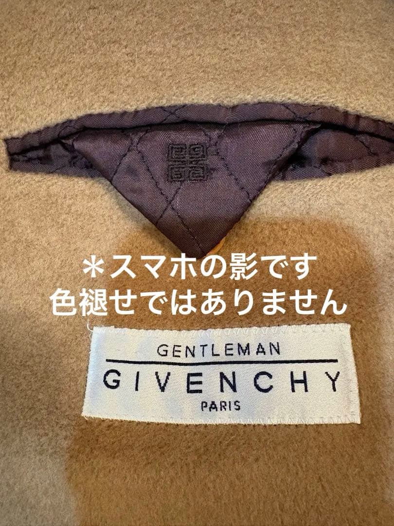 メンズ　ジバンシー　キャメル　ステンカラー　コート