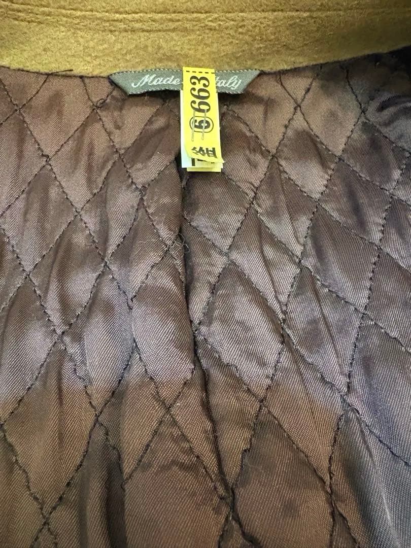 メンズ　ジバンシー　キャメル　ステンカラー　コート