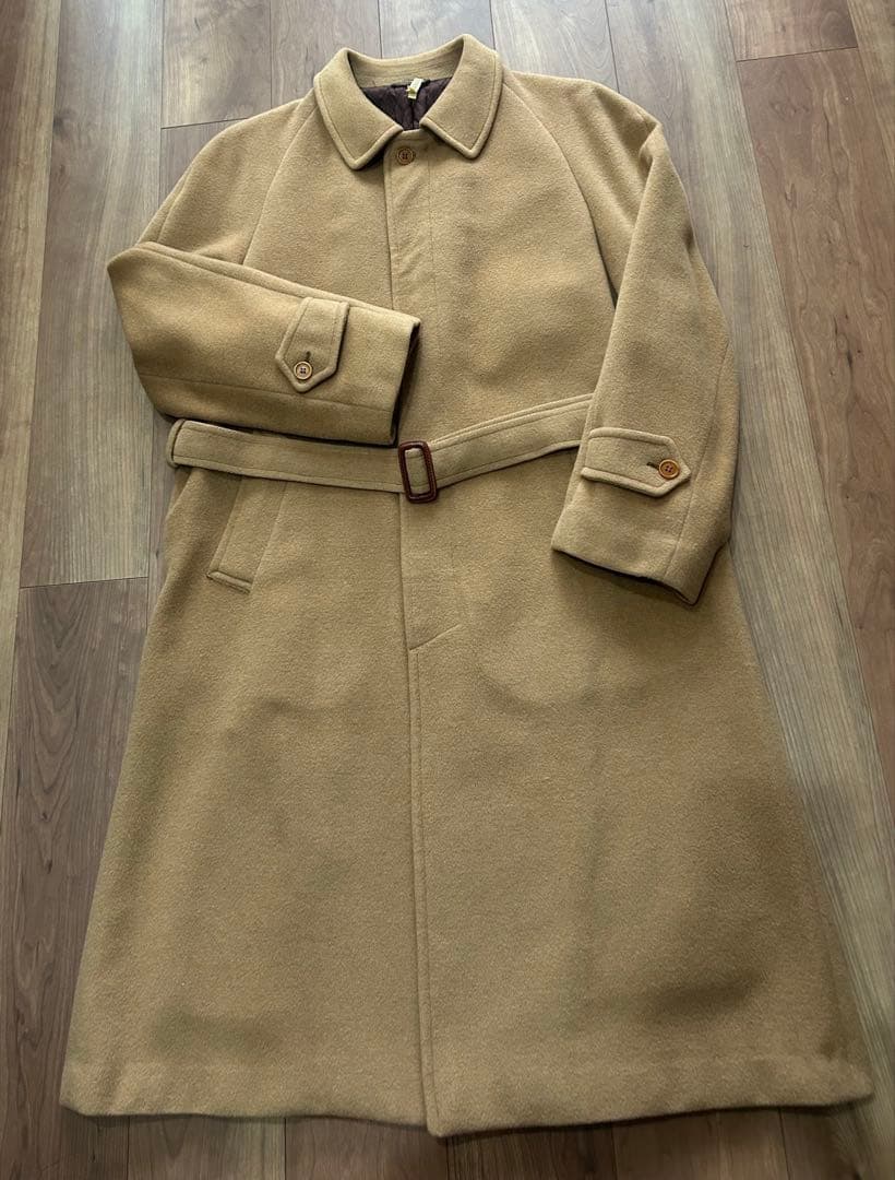 メンズ　ジバンシー　キャメル　ステンカラー　コート