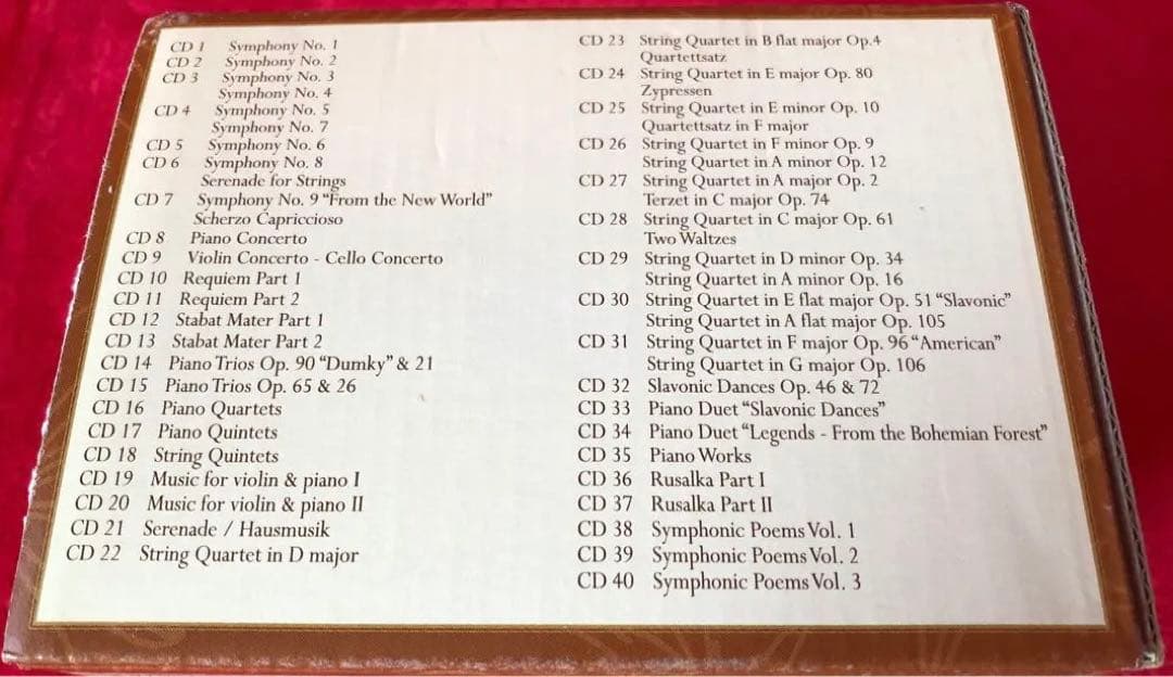 DVOŘÁK THE MASTERWORKS