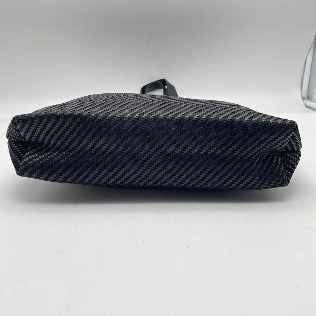 HERMES エルメス トートバッグ　アメダバ　ディアゴ　GM 編み込み　黒