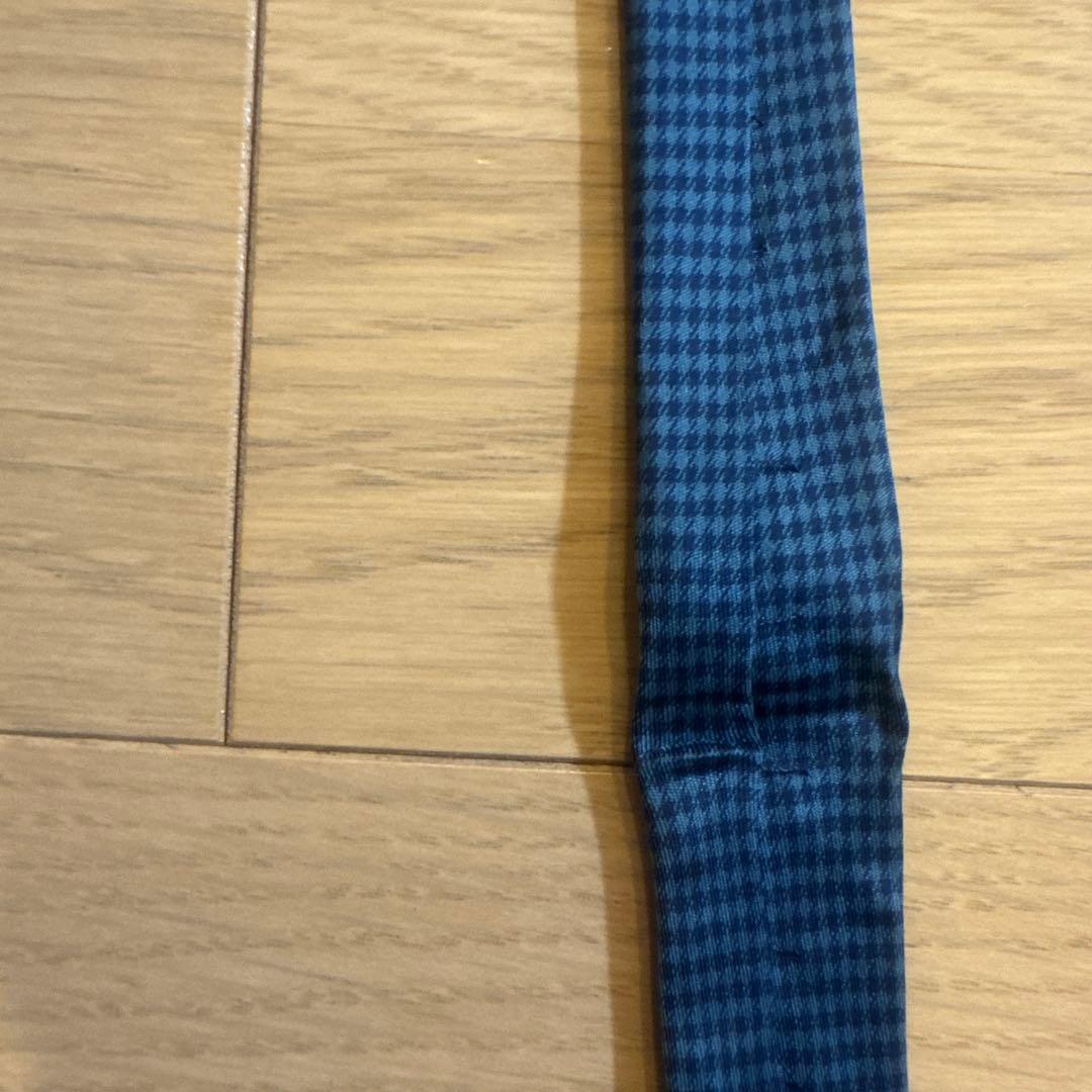即日発送❗️HERMES エルメス　ネクタイ　デカロゴ　ブルー　希少品