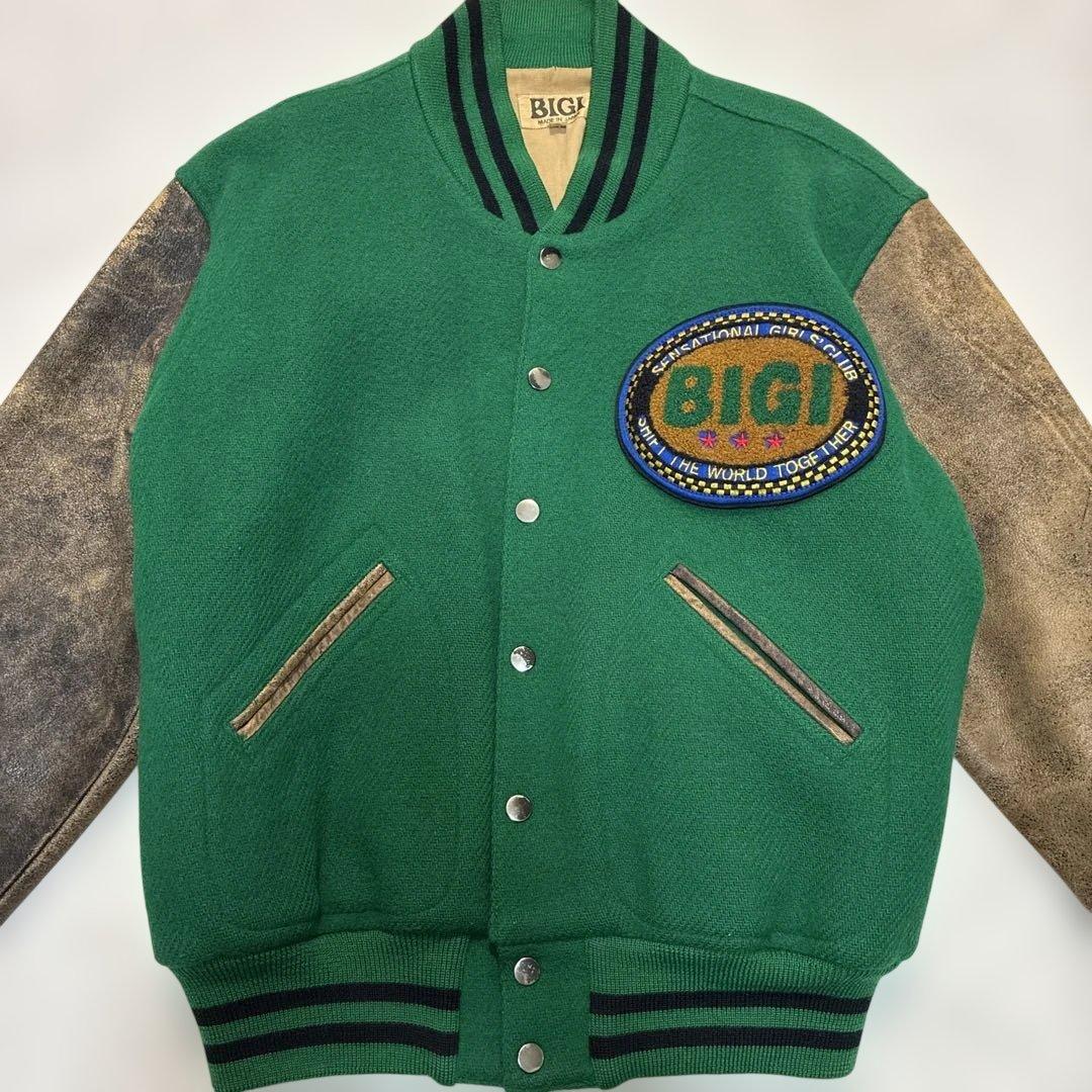 ✨希少 ヴィンテージ MEN'S BIGI ビギ アーチ レザー スタジャン