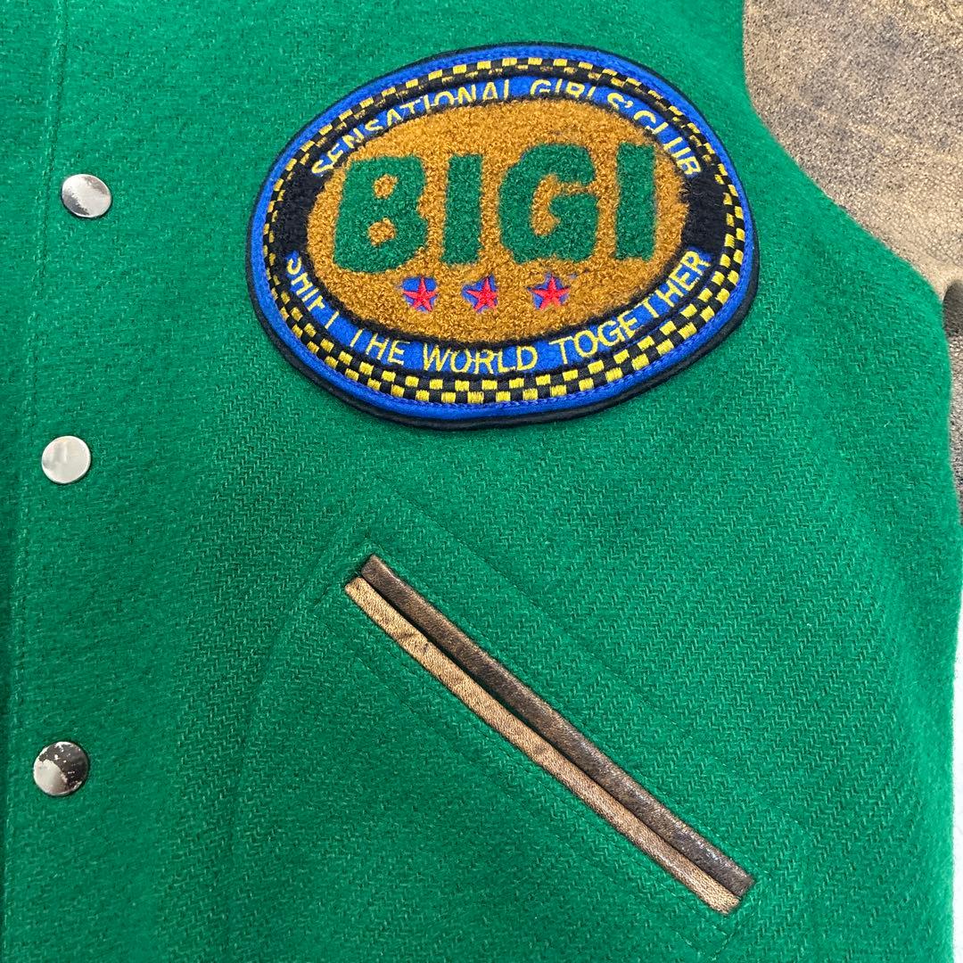 ✨希少 ヴィンテージ MEN'S BIGI ビギ アーチ レザー スタジャン