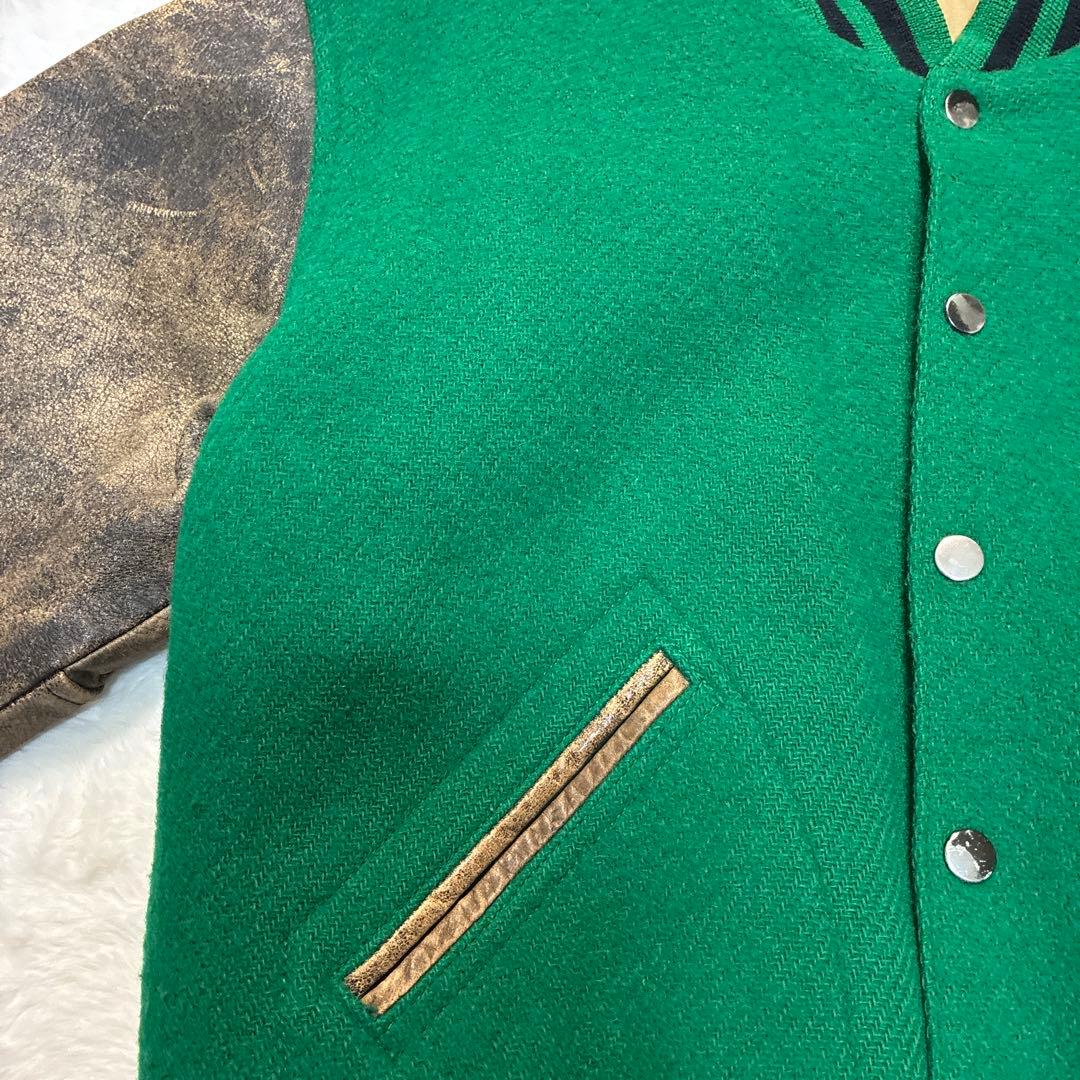 ✨希少 ヴィンテージ MEN'S BIGI ビギ アーチ レザー スタジャン