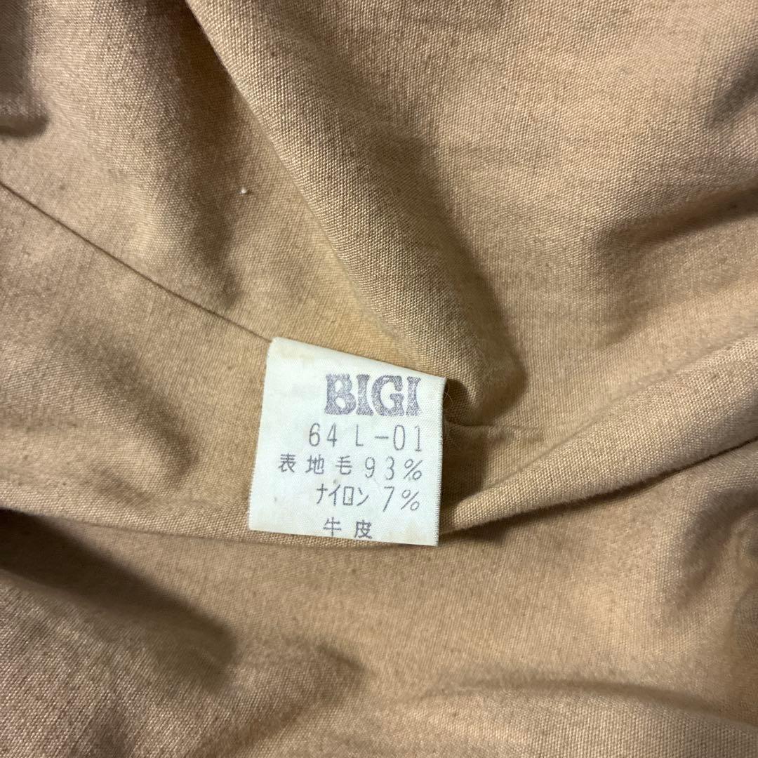 ✨希少 ヴィンテージ MEN'S BIGI ビギ アーチ レザー スタジャン
