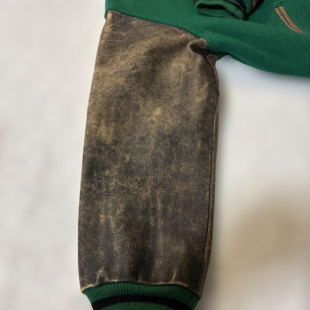 ✨希少 ヴィンテージ MEN'S BIGI ビギ アーチ レザー スタジャン