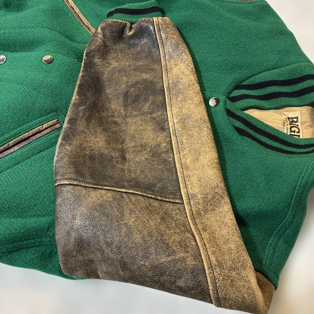 ✨希少 ヴィンテージ MEN'S BIGI ビギ アーチ レザー スタジャン