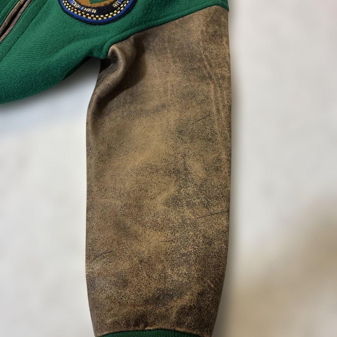 ✨希少 ヴィンテージ MEN'S BIGI ビギ アーチ レザー スタジャン