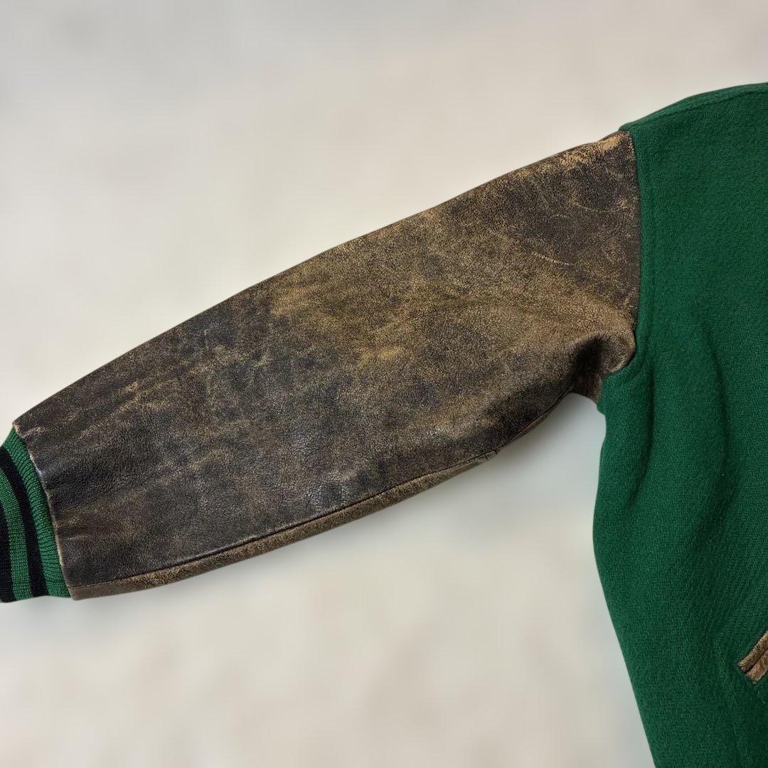 ✨希少 ヴィンテージ MEN'S BIGI ビギ アーチ レザー スタジャン